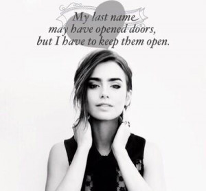 Lily Collins Quotes