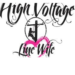high_voltage_line_wife_white_shirt_greeting_card.jpg?height=250&width ...