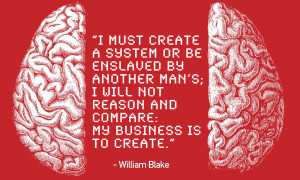 Romantic Age poet William Blake said: