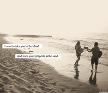Inspirational Life Quote Footprints The Sand Beach Pic #23