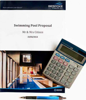 An example of one of Bespoke Pool pool quotes.