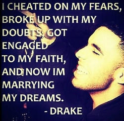 cheated on my fears...