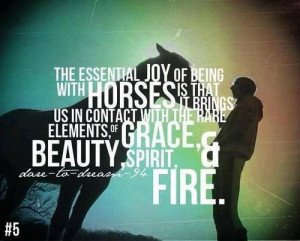 Grace, beauty, spirit, and fire.
