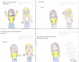 Dumb Blonde Quotes And Sayings Dumb blonde comic by mlp-