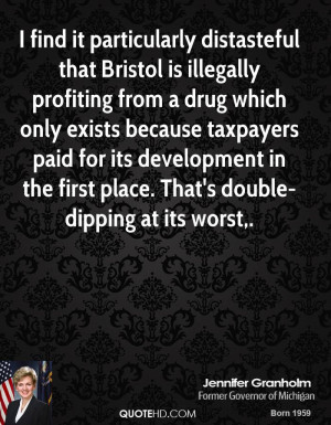 find it particularly distasteful that Bristol is illegally profiting ...