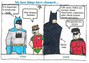 Funny BATMAN AND ROBIN Humor Comic Strip by Danica!