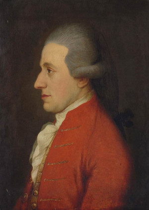 Portrait attributed to Joseph Hickel;