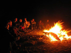bonfire, +friends (night/sunset shots)
