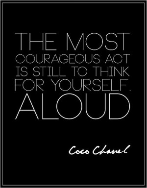 Coco knows best #chanel #quote