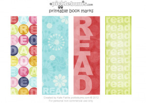 Read Read Read – Free Printable Bookmarks