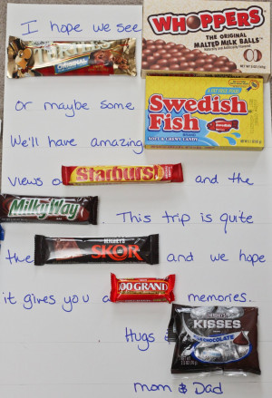 Candy Bar Travel Poetry Tutorial