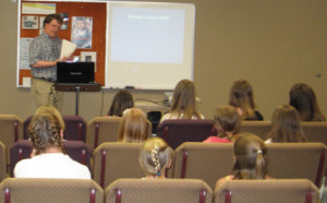 Dr. Henry Middleton presented talks for the youth group meetings at ...