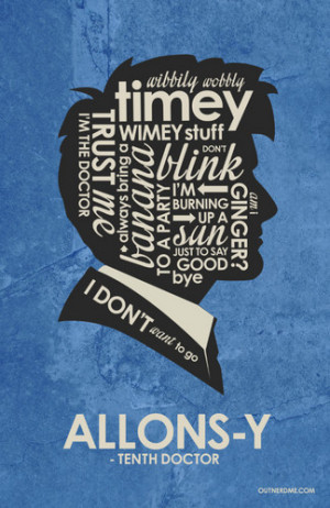 10th Doctor Quote Poster - doctor-who Photo