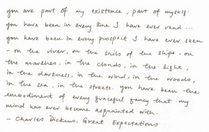 you] Charles Dickens, Great Expectations