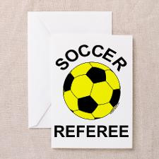 Soccer Referee Greeting Cards (Pk of 10) for