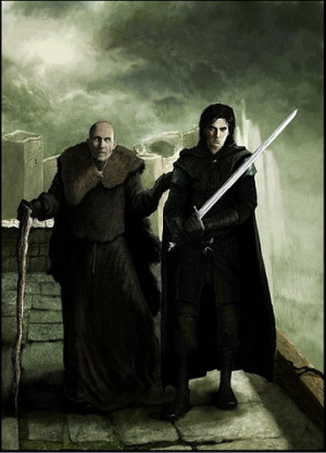 Maester Aemon & Jon Snow - a-song-of-ice-and-fire Photo