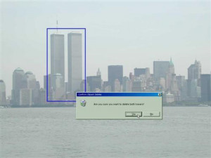 Deleting the Twin Towers...