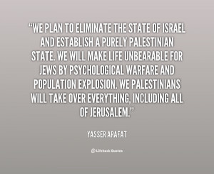 Yasser Arafat Quotes