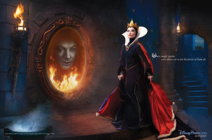 ... : Olivia Wilde as the Evil Queen and Alec Baldwin as the Magic Mirror