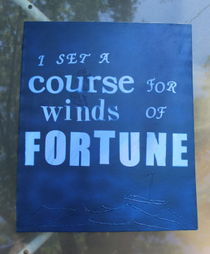 Spray-Painted Quote Canvas