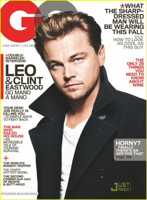 Leonardo DiCaprio and Bar refaeli GQ magazine