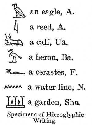 Description Chambers 1908 Hieroglyphics.png