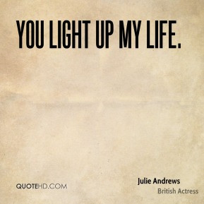 Julie Andrews - You Light Up My Life.