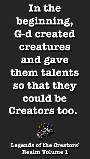 In the beginning, God created creatures and gave them talents so that ...