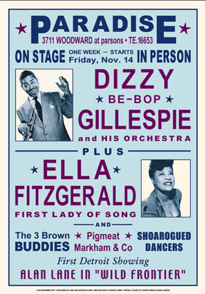 ... Gillespie and Ella Fitzgerald 1947 Reproduction Concert Poster.jpg