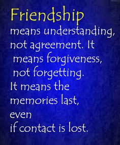 ... understanding, not agreement | Love Quotes - Friendship quotes - life