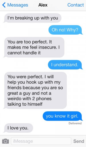 ... Collection of the Worst, the Funniest and the Most Rude Break-Up Texts