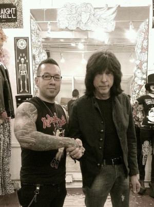 Hanging with Marky Ramone at Trash & Vaudeville