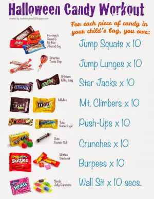 Halloween Candy Workout Presented by Wonder Woman