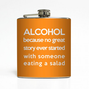 Alcohol Definition Flask Liquid Courage Groomsmen College Drinking ...