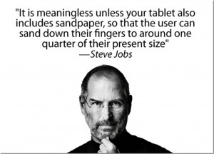 Jobs ipad quote