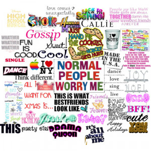Words,names and sayings - Polyvore