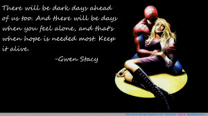 of us too” -Gwen Stacy motivational inspirational love life quotes ...