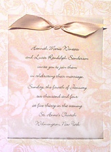 romantic wedding invitation wording