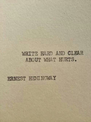 Write hard and