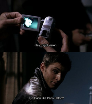 Supernatural I love Dean's subtle sexual references that are places ...