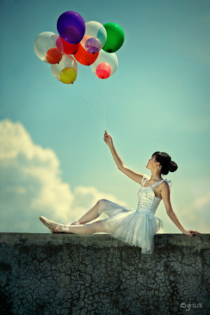 OMG ! in love with balloons photography ! ♥