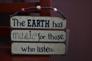 Earth george santayana quote wall hanging by CardsandCanvas, $8.00
