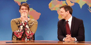 ... live snl Bill Hader seth meyers stefon cryin about these 2 mine:snl