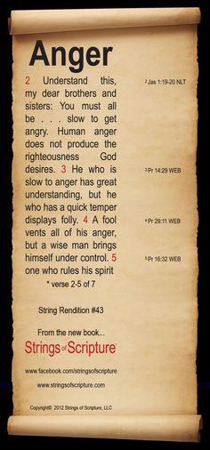 Bible Verses on Anger