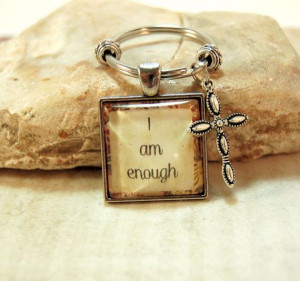Affirmation Positive Sayings Quotes Key Ring in by MarnasHissyFits, $ ...