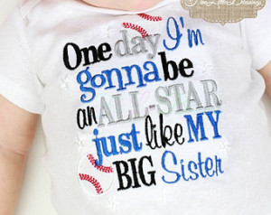 my sister - softball - sister plays softball - big sister - little ...