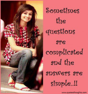 Nice Quotes-Thoughts-Complicated-Answer-Question-Best-Great