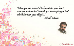 Khalil Gibran Quotes HD Wallpaper 2