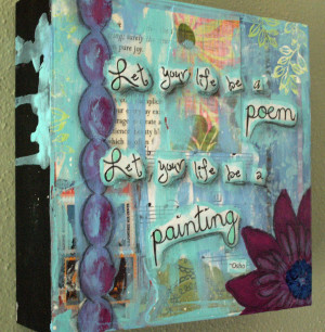 Paintings With Words In Them. New Look On Life Quotes. View Original ...