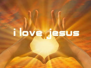 Love Jesus Papel de Parede Imagem